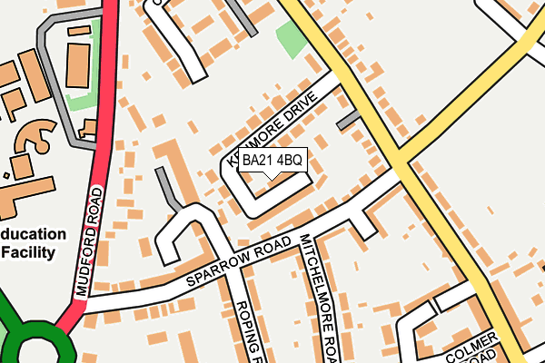 BA21 4BQ map - OS OpenMap – Local (Ordnance Survey)