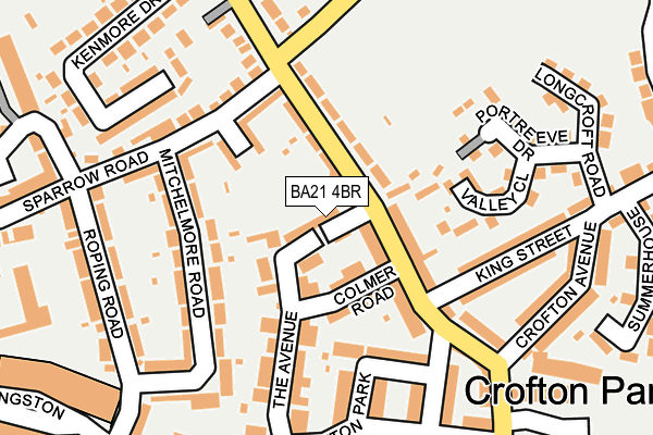 BA21 4BR map - OS OpenMap – Local (Ordnance Survey)