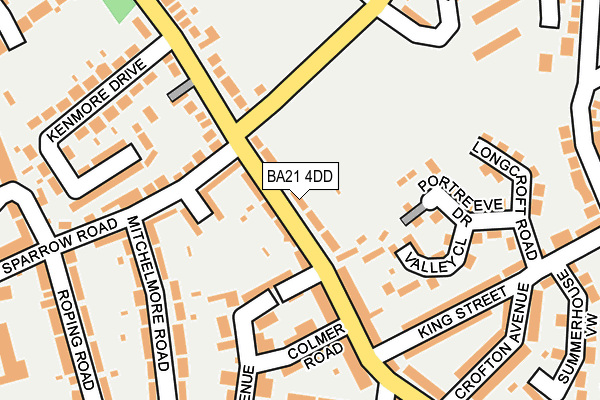 BA21 4DD map - OS OpenMap – Local (Ordnance Survey)