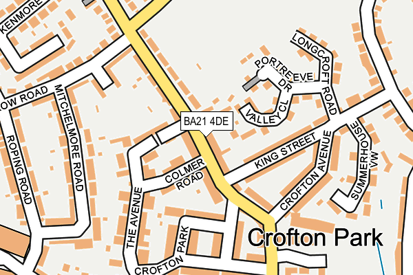 BA21 4DE map - OS OpenMap – Local (Ordnance Survey)