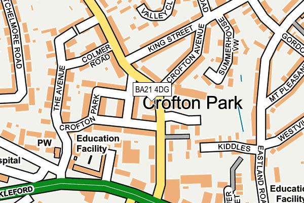 BA21 4DG map - OS OpenMap – Local (Ordnance Survey)