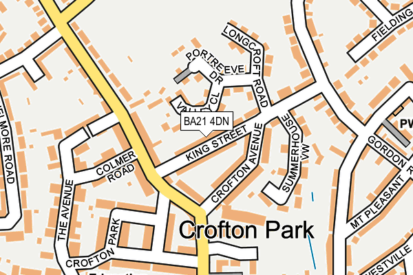 BA21 4DN map - OS OpenMap – Local (Ordnance Survey)