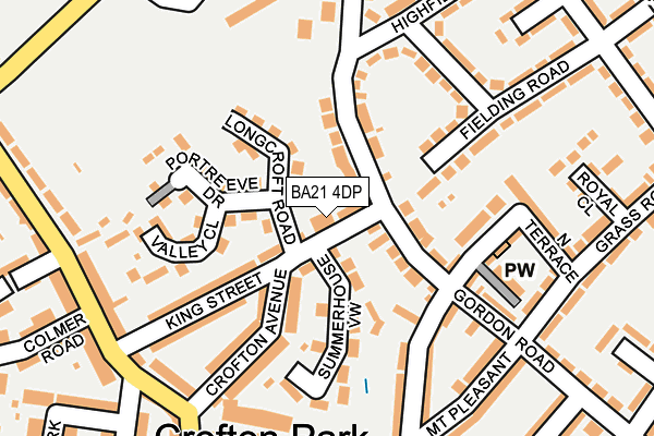 BA21 4DP map - OS OpenMap – Local (Ordnance Survey)