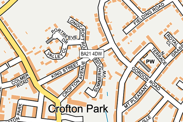 BA21 4DW map - OS OpenMap – Local (Ordnance Survey)