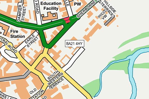 BA21 4HY map - OS OpenMap – Local (Ordnance Survey)