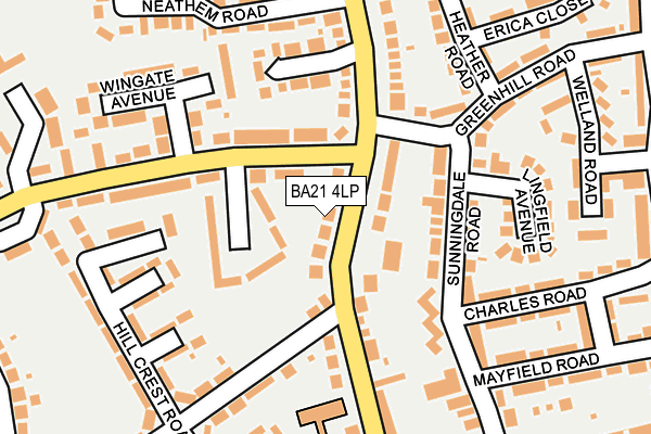BA21 4LP map - OS OpenMap – Local (Ordnance Survey)