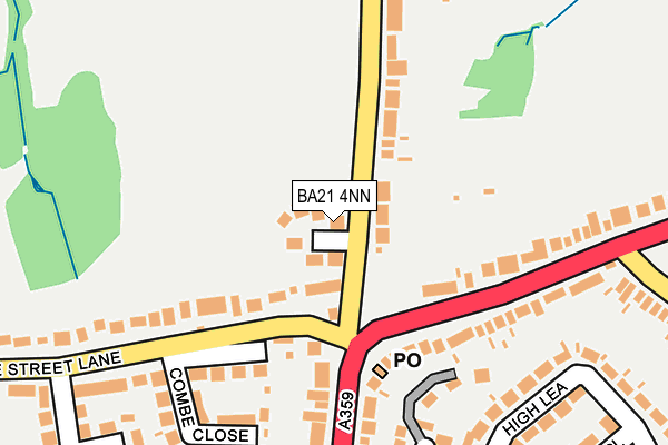 BA21 4NN map - OS OpenMap – Local (Ordnance Survey)