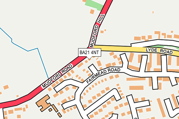 BA21 4NT map - OS OpenMap – Local (Ordnance Survey)