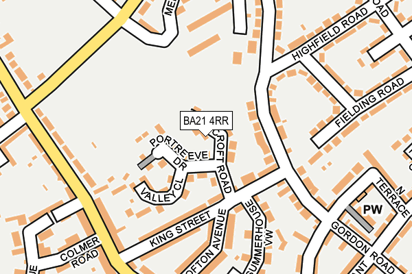 BA21 4RR map - OS OpenMap – Local (Ordnance Survey)