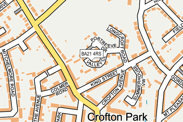 BA21 4RS map - OS OpenMap – Local (Ordnance Survey)