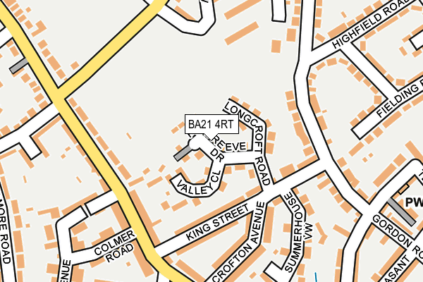 BA21 4RT map - OS OpenMap – Local (Ordnance Survey)