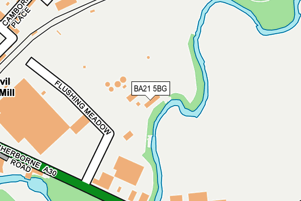 BA21 5BG map - OS OpenMap – Local (Ordnance Survey)