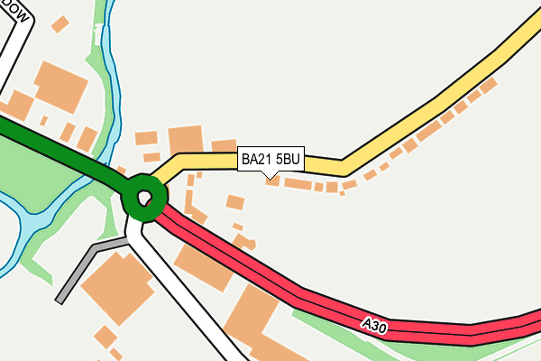 BA21 5BU map - OS OpenMap – Local (Ordnance Survey)