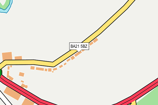 BA21 5BZ map - OS OpenMap – Local (Ordnance Survey)