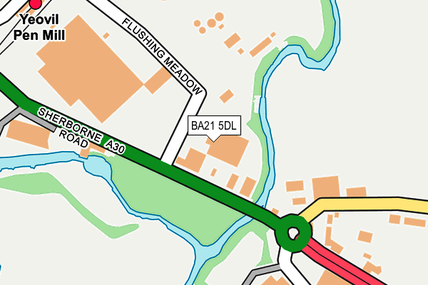 BA21 5DL map - OS OpenMap – Local (Ordnance Survey)
