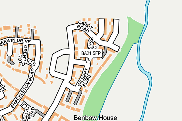 BA21 5FP map - OS OpenMap – Local (Ordnance Survey)