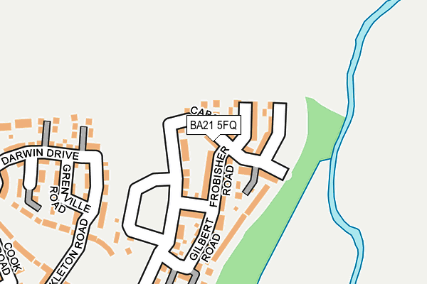 BA21 5FQ map - OS OpenMap – Local (Ordnance Survey)