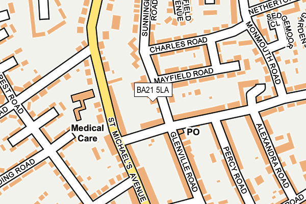 BA21 5LA map - OS OpenMap – Local (Ordnance Survey)