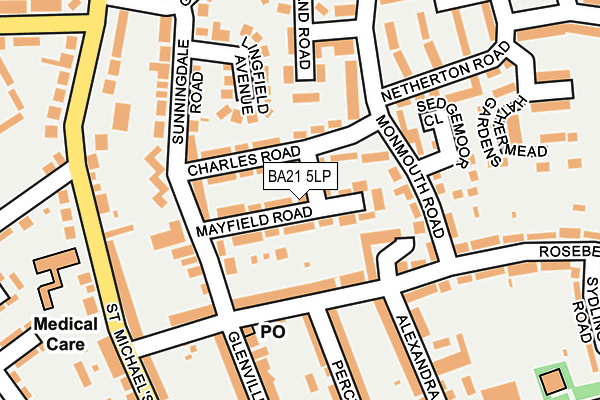 BA21 5LP map - OS OpenMap – Local (Ordnance Survey)