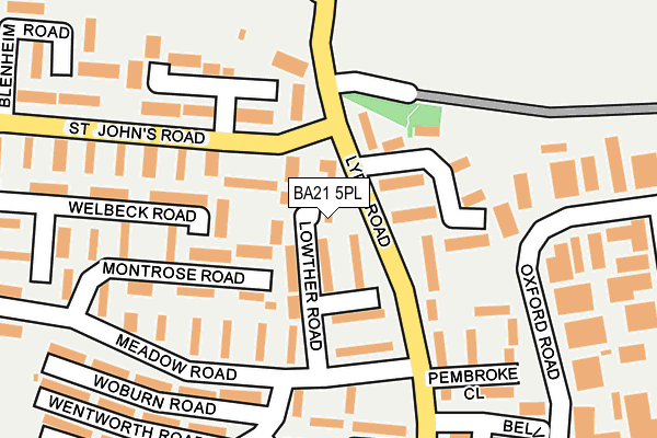 BA21 5PL map - OS OpenMap – Local (Ordnance Survey)