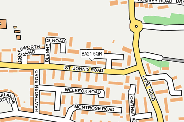 BA21 5QR map - OS OpenMap – Local (Ordnance Survey)