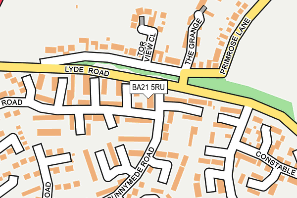 BA21 5RU map - OS OpenMap – Local (Ordnance Survey)