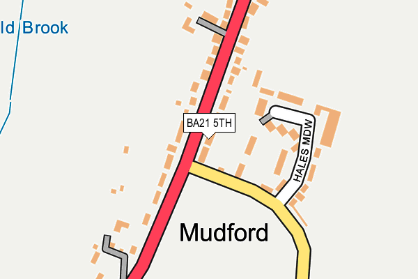 BA21 5TH map - OS OpenMap – Local (Ordnance Survey)