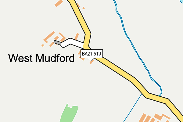 BA21 5TJ map - OS OpenMap – Local (Ordnance Survey)