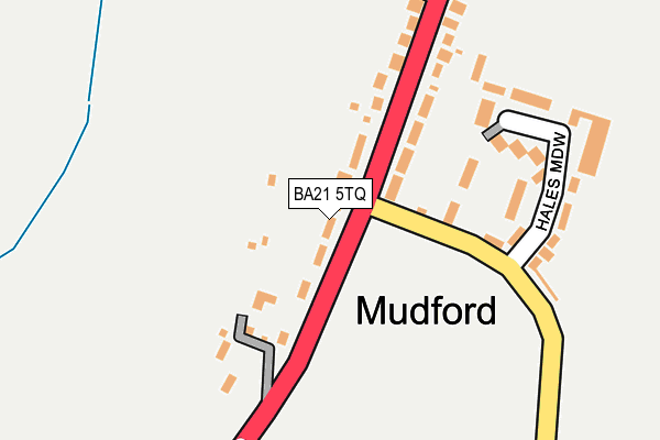 BA21 5TQ map - OS OpenMap – Local (Ordnance Survey)