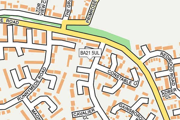 BA21 5UL map - OS OpenMap – Local (Ordnance Survey)