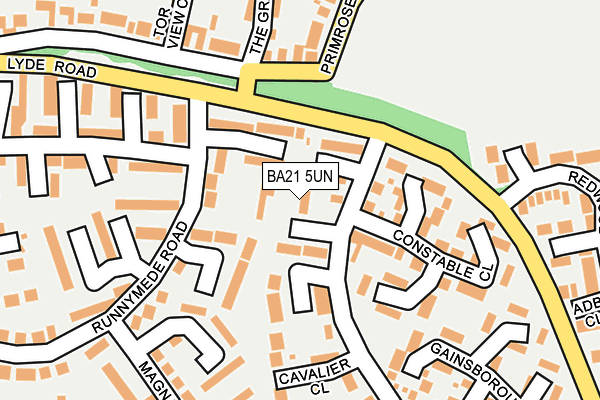 BA21 5UN map - OS OpenMap – Local (Ordnance Survey)