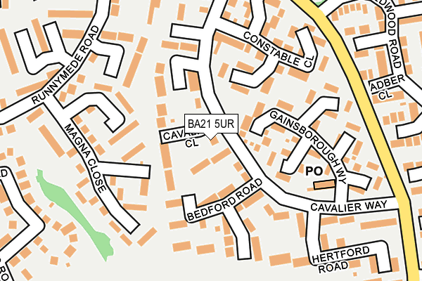 BA21 5UR map - OS OpenMap – Local (Ordnance Survey)