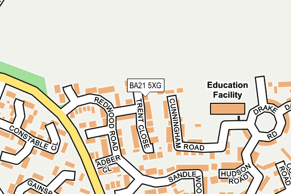 BA21 5XG map - OS OpenMap – Local (Ordnance Survey)