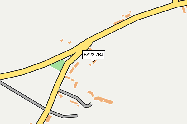 BA22 7BJ map - OS OpenMap – Local (Ordnance Survey)