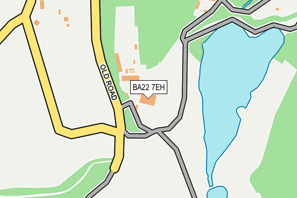 BA22 7EH map - OS OpenMap – Local (Ordnance Survey)