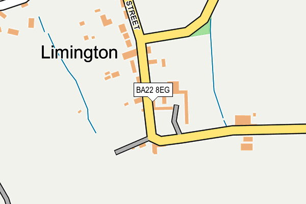 BA22 8EG map - OS OpenMap – Local (Ordnance Survey)