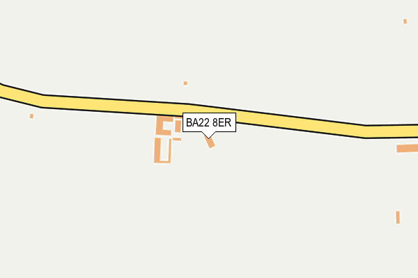 BA22 8ER map - OS OpenMap – Local (Ordnance Survey)