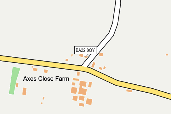 BA22 8QY map - OS OpenMap – Local (Ordnance Survey)