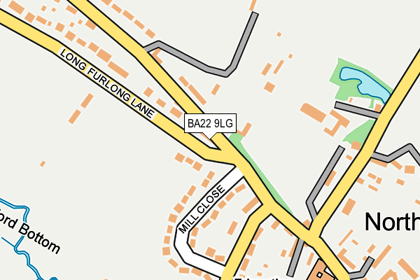 BA22 9LG map - OS OpenMap – Local (Ordnance Survey)