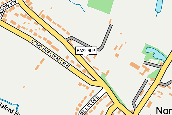 BA22 9LP map - OS OpenMap – Local (Ordnance Survey)