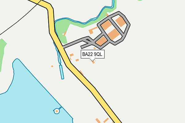 BA22 9QL map - OS OpenMap – Local (Ordnance Survey)