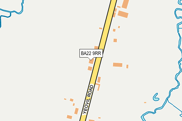 BA22 9RR map - OS OpenMap – Local (Ordnance Survey)