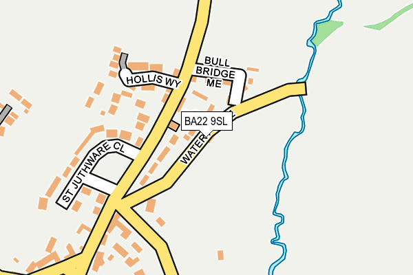 BA22 9SL map - OS OpenMap – Local (Ordnance Survey)