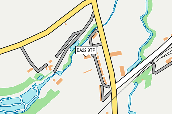 BA22 9TP map - OS OpenMap – Local (Ordnance Survey)