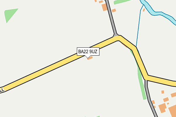 BA22 9UZ map - OS OpenMap – Local (Ordnance Survey)