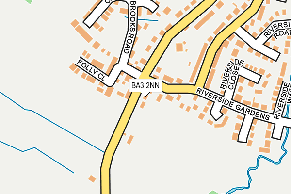 BA3 2NN map - OS OpenMap – Local (Ordnance Survey)