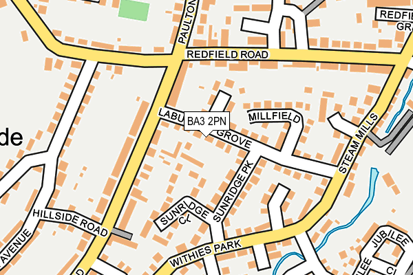 BA3 2PN map - OS OpenMap – Local (Ordnance Survey)