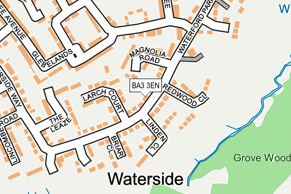 BA3 3EN map - OS OpenMap – Local (Ordnance Survey)