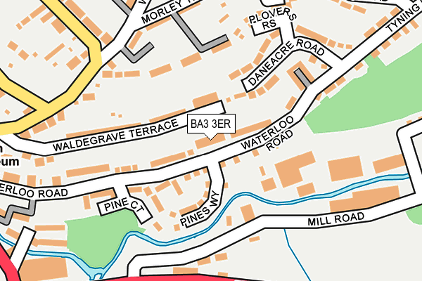 BA3 3ER map - OS OpenMap – Local (Ordnance Survey)