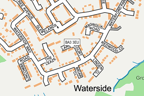 BA3 3EU map - OS OpenMap – Local (Ordnance Survey)